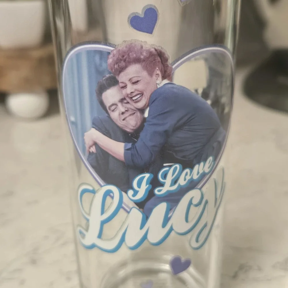 I Love Lucy 10 Oz Drinking Glasses 6